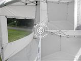 Pikateltta FleXtents PRO Trapezo 2x3m Valkoinen, sis. 4 sivuseinää