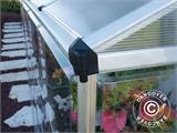 Lean-to Greenhouse Polycarbonate, 3.05 m², Palram/Canopia, 1.25x2.44x2.25 m, Silver