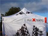 FleXtents® banner m/tryk, 4x0,2m