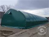 Capannone tenda/tunnel agricolo 12x16x5,88m, PVC, Verde