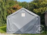 Capannone tenda PRO 7x7x3,8m PVC con pannello centrale, Verde
