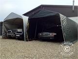 Tenda magazzino PRO 2,4x6x2,34m PVC, Grigio
