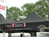 Snabbtält FleXtents Xtreme 50 3x3m Svart, inkl. 4 sidor
