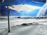 Fribärande parasoll med stomme, Galaxia Astro Carbon, 3x3m, Naturfärgat