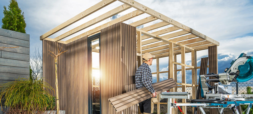 Redskabsskur i træ som byg-selv projekt