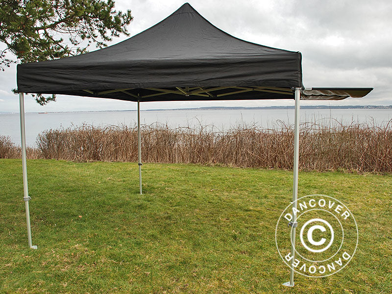 FleXtents Xtreme 50 3m udhæng, Sort m/beslag