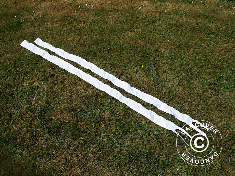 Samlestykke til FleXtents® PRO foldetelt 3m serien, Hvid, 2 stk.