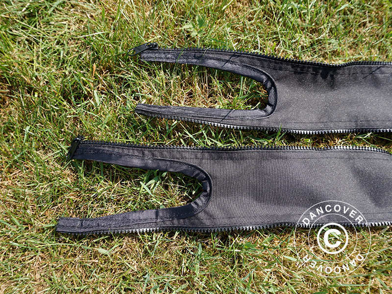 Samlestykke til FleXtents® PRO foldetelt 3m serien, Sort, 2 stk.