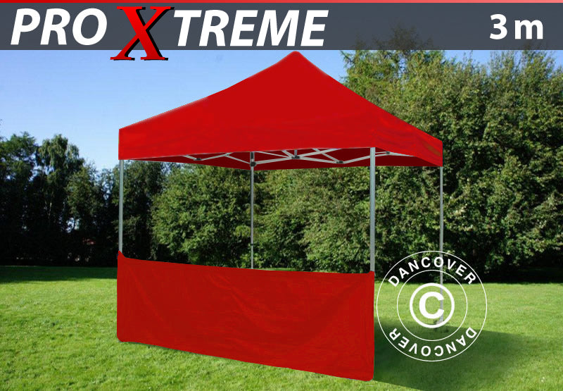Halvvæg til FleXtents PRO Xtreme, 3m, Rød