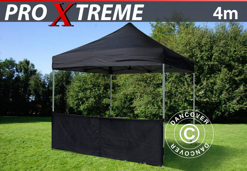 Halvvæg til FleXtents PRO Xtreme, 4m, Sort