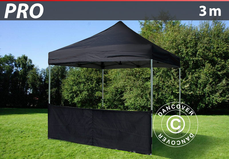 Halvvæg til FleXtents PRO, 3m, Sort