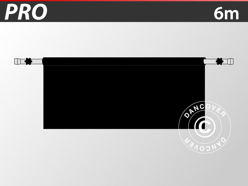 Halvvæg til FleXtents PRO, 6m, Sort