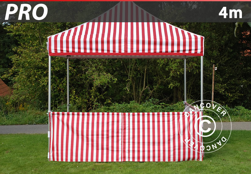 Halvvæg til FleXtents PRO, 4m, Stribet