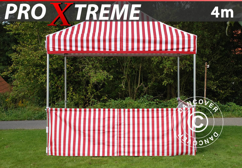 Halvvæg til FleXtents PRO Xtreme, 4m, Stribet