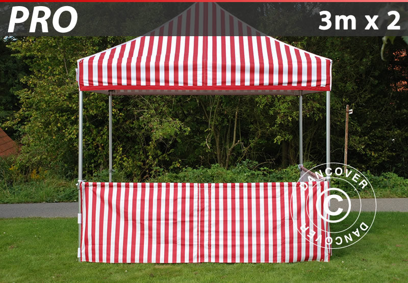 Halvvæg til FleXtents PRO, 6m, Stribet