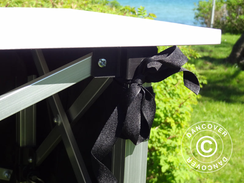 Sidepanel til FleXtents PRO foldedisk, 3m, Sort