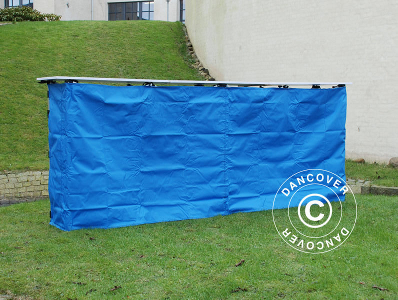 Sidepanel til FleXtents PRO foldedisk, 3m, Blå