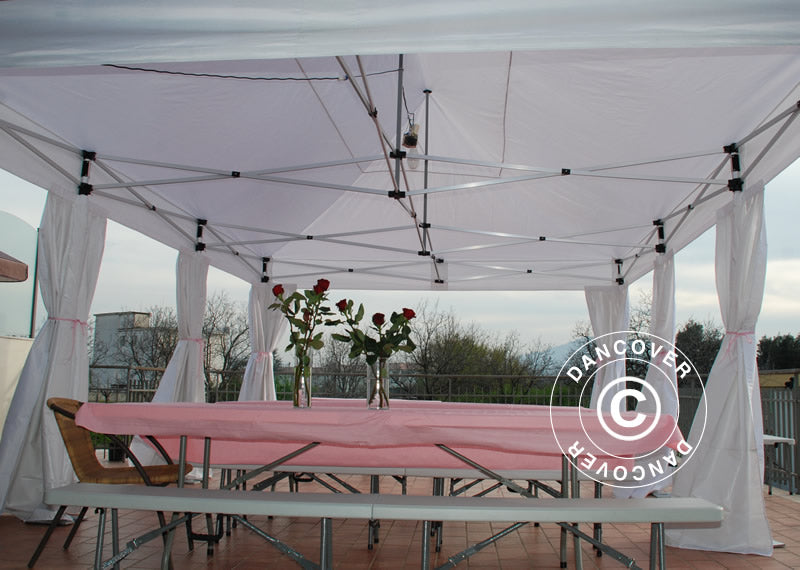 FleXtents Steel pyntegardiner, Hvid 2 stk.