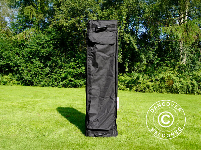 FleXtents® Steel Bæretaske m/hjul 3x4,5m, Sort