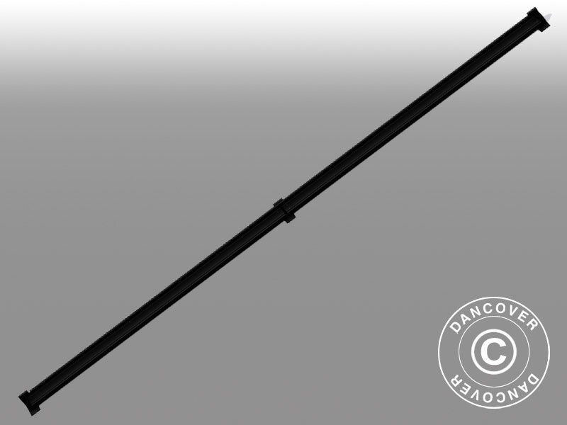 Vægbeslag til San Pablo pergola pavillon 3x5,8m og 4x5,8m, Sort, 3 stk.