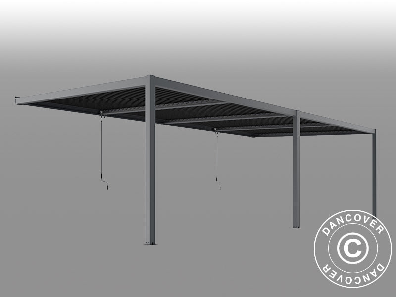 Vægbeslag til San Pablo pergola pavillon 3x5,8m og 4x5,8m, Sort, 3 stk.