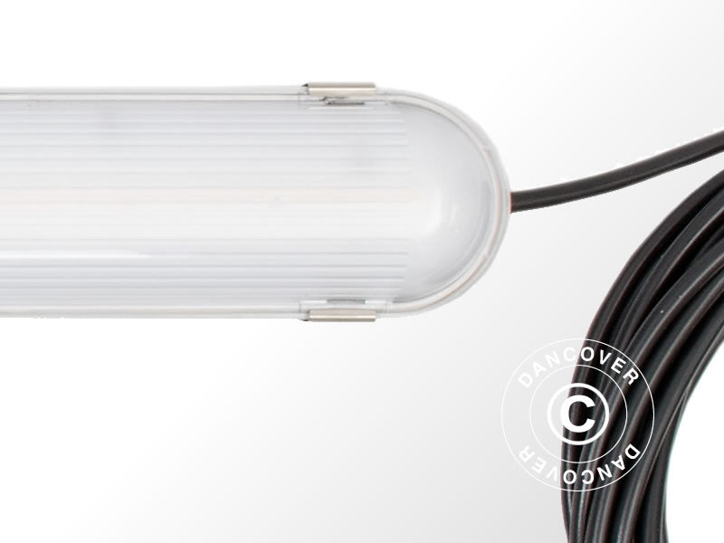 LED armatur m/3 forbundne armaturer, Hvid