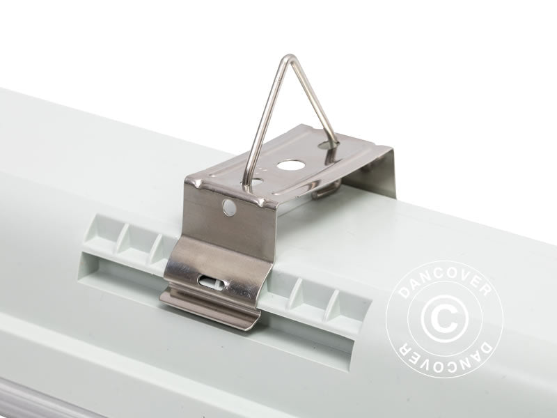 LED armatur m/4 forbundne armaturer, Hvid