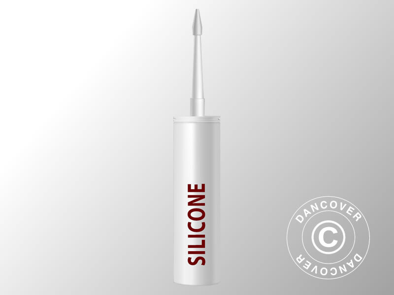 Silikone til drivhuse, 310ml, Transparent