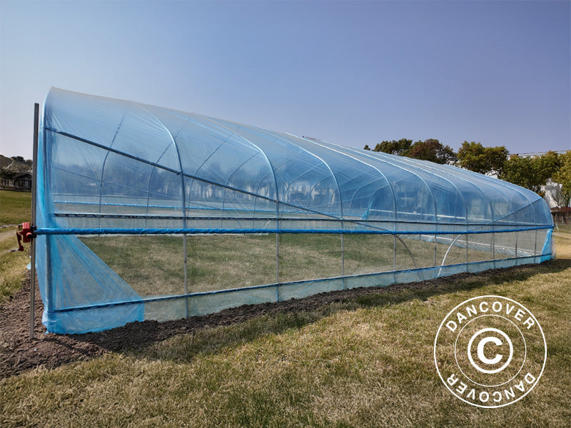 Polytunnel drivhus cover til GH18400, 6x10x2,5m, 100-micron PO film, Transparent