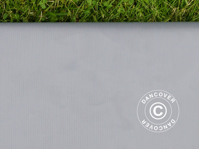 Reparations PVC til opbevaringstelt, 500g/m², 1x1m, Grå