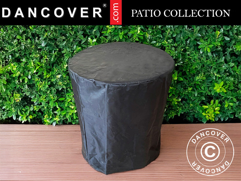 Overtræk til bålfad, Ø74,5x80cm, Sort