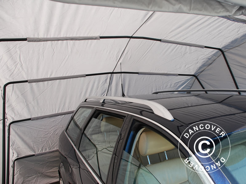 Foldegarage (Bil), 2,8x6,24x2,3m, Grå