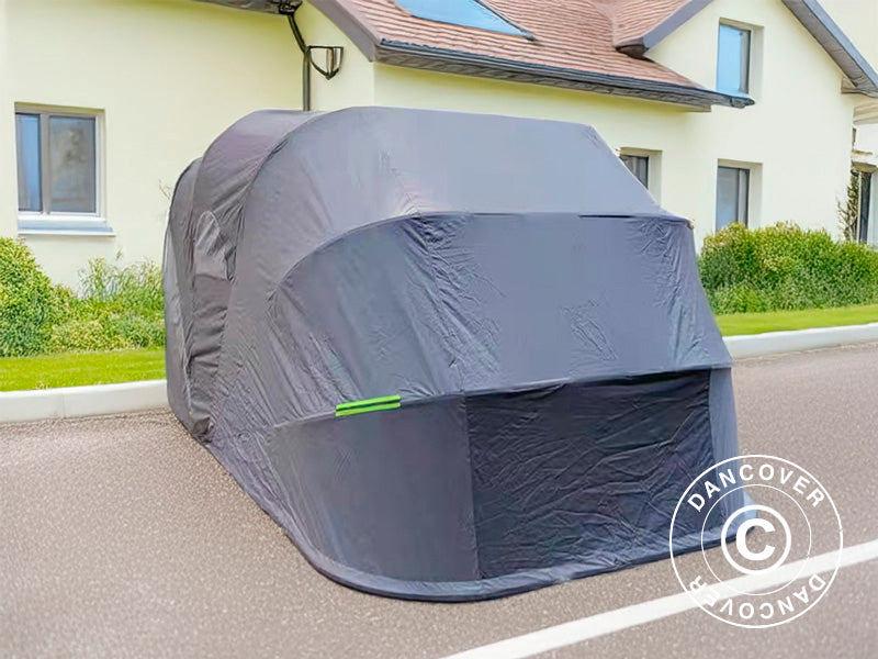 Foldegarage (Bil), 2,8x6,4x2,65m, Grå