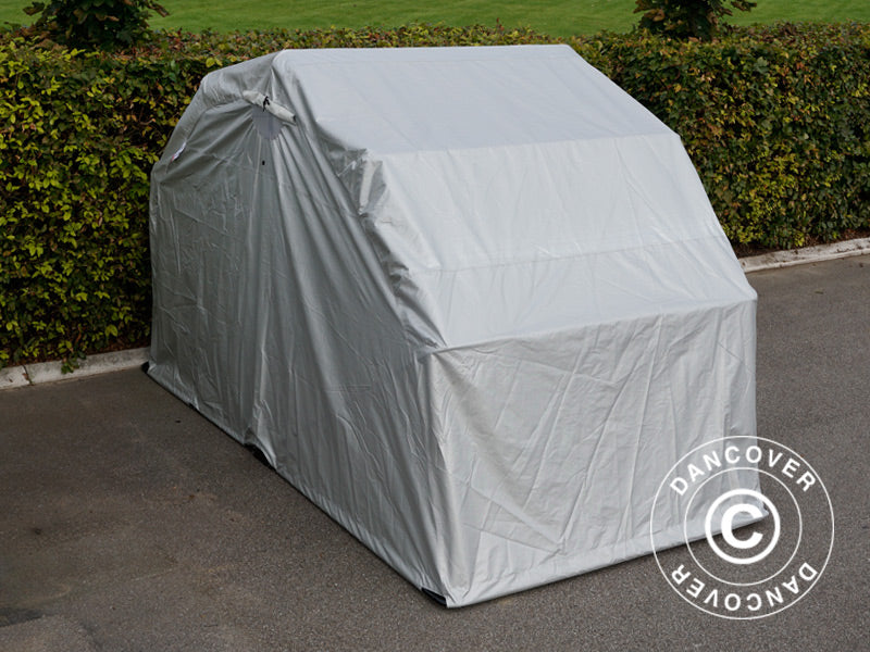 Foldegarage (MC), 1,88x3,45x1,9m, Grå