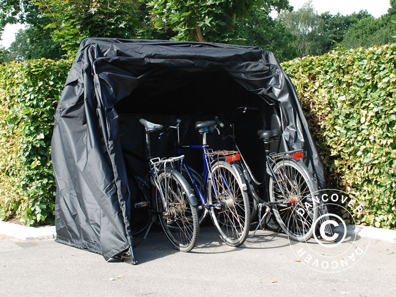 Foldegarage (MC), 1,88x3,45x1,9m, Sort