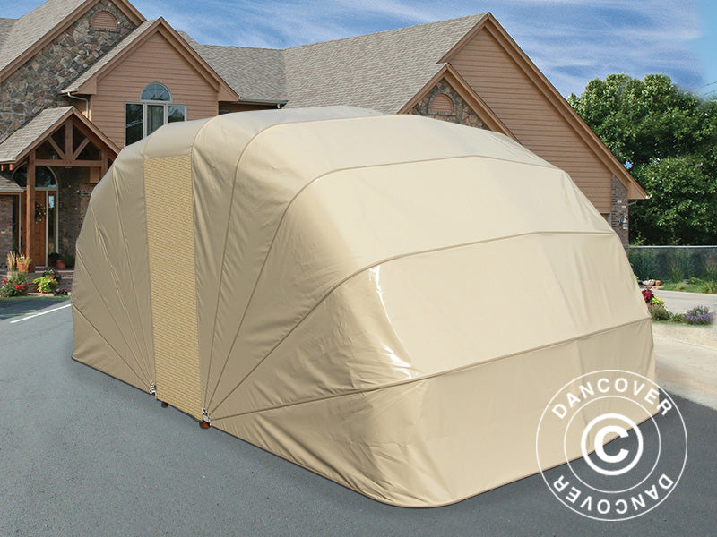 Foldegarage (Bil), 2,5x4,7x2m, Beige
