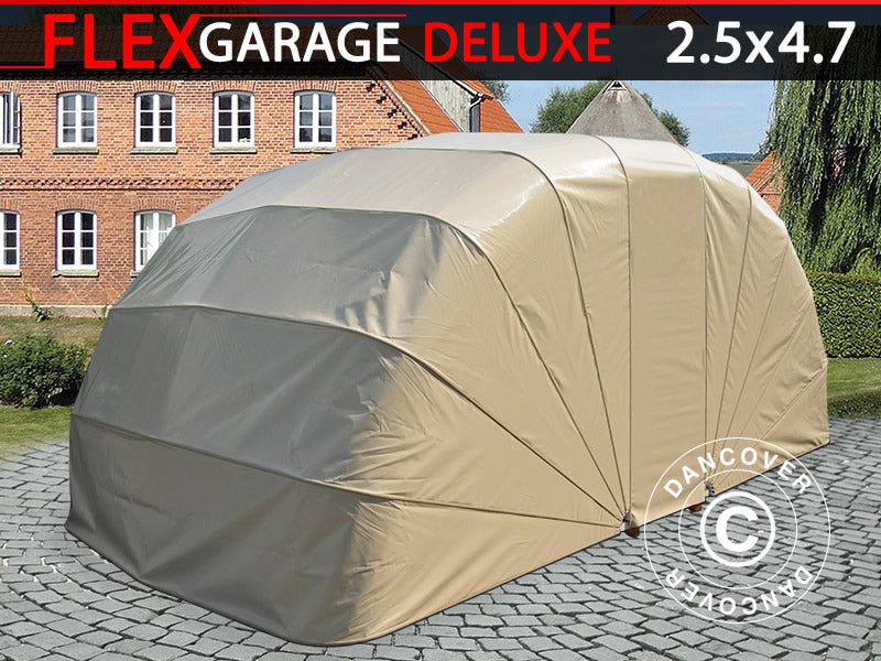 Foldegarage (Bil), ECO, 2,5x4,7x2m, Beige