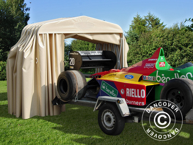 Foldetunnelgarage (Bil), ECO, 2,5x4,12x2,15m, Beige