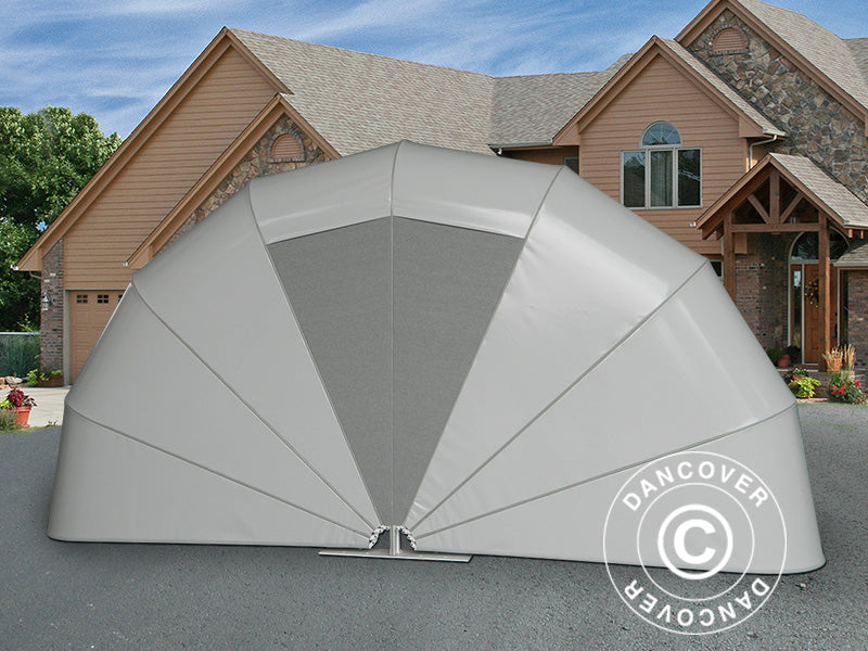 Foldegarage (MC), 1,4x3,6x1,8m, Grå