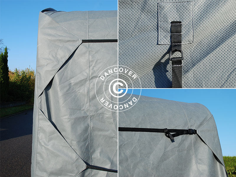 Caravan cover, 6,4x2,5x2,25m, Grå