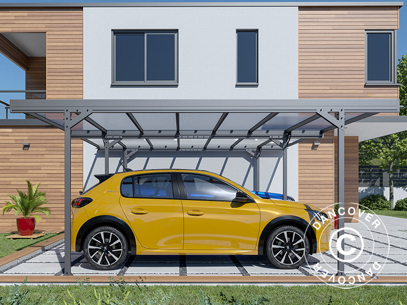 Dobbelt carport Mistral Double, 6,06x5,09x2,27m, Antracit