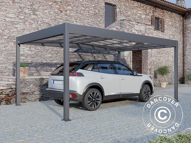Carport Libeccio, 3,26x5,09x2,34m, Antracit