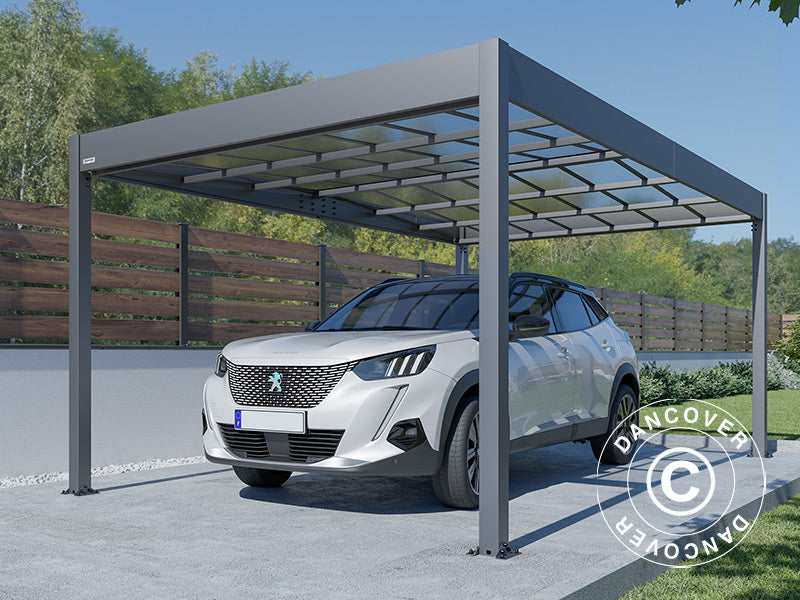 Carport Libeccio, 3,26x5,09x2,34m, Antracit