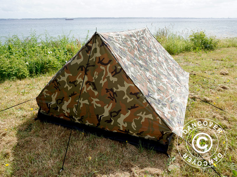 Camouflagetelt Woodland MINI PACK, 2 personer