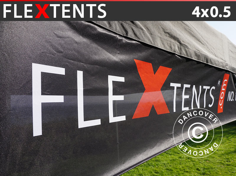 FleXtents® banner m/tryk, 4x0,5m