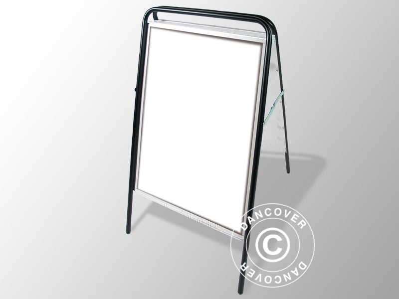 Gadeskilt (A-skilt), 68x114cm (A1), Sort