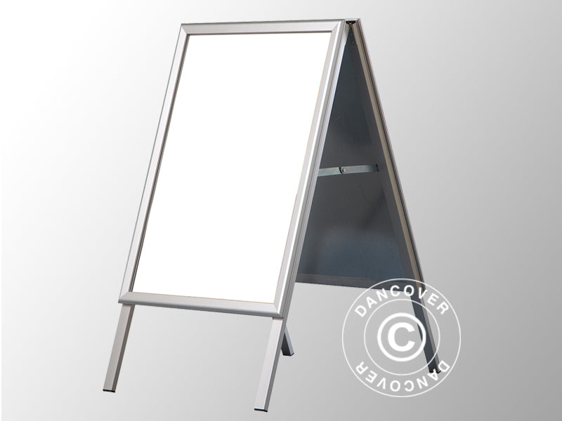 Gadeskilt (A-skilt), 63,6x110cm (A1), Aluminium