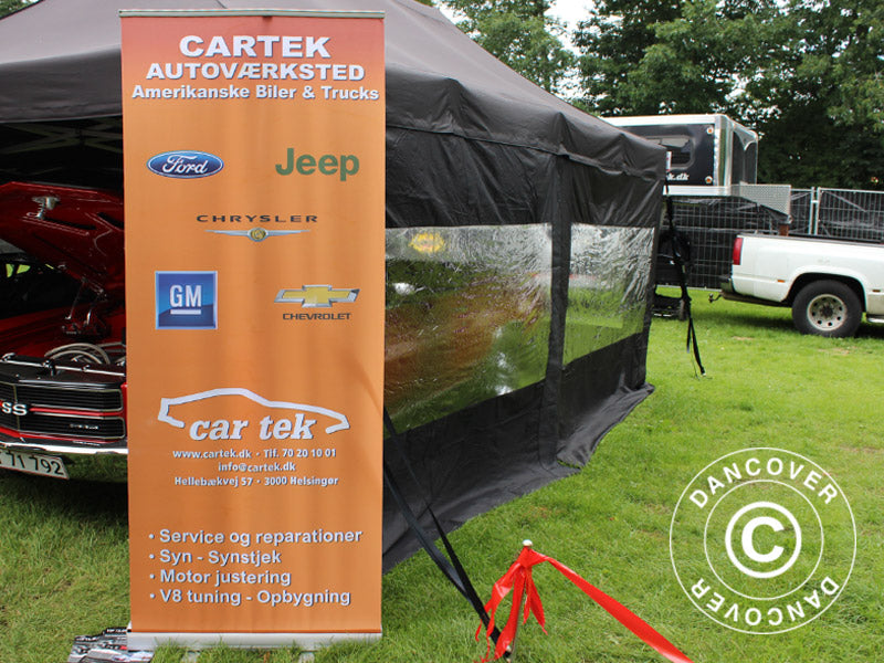 Roll up banner Classic 85x200cm, med enkelt-side tryk