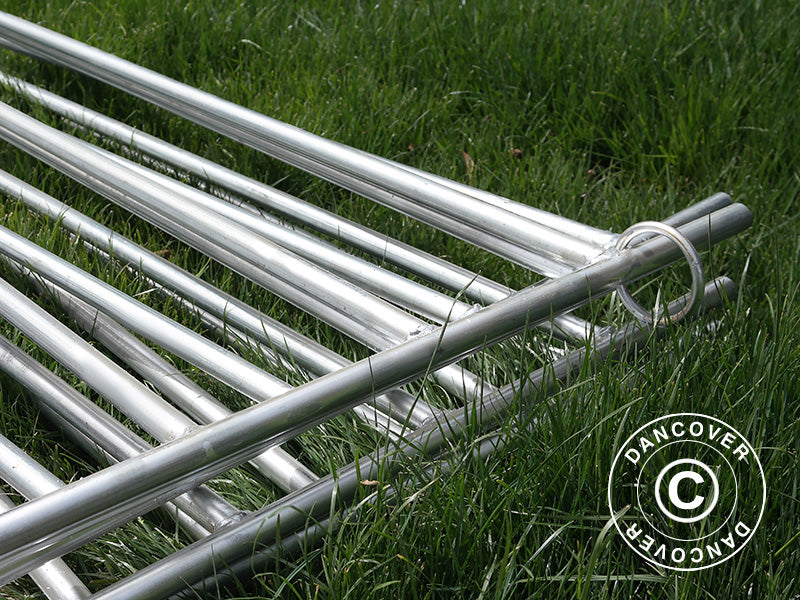 Dyrefold, 1,5x1,22m, 8 stk., Sølv