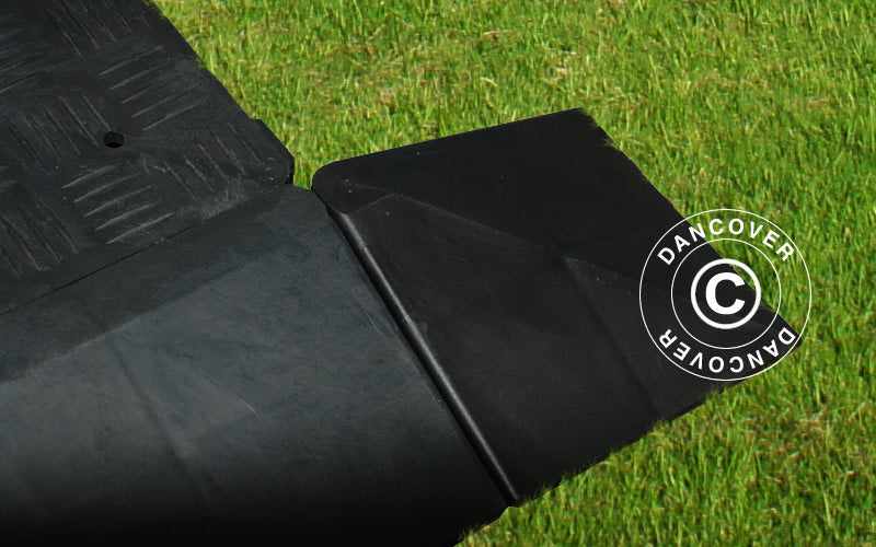 Plastgulv hjørnestykke nr. 2, Antracit